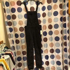 Pacsun Black Denim Overalls